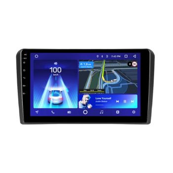 Navigatie Auto Teyes CC2 Plus Audi A3 8P 2004-2013 4+32GB 9" QLED Octa-core 1.8Ghz Android 4G Bluetooth 5.1 DSP