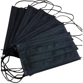 Masca Medicala Tip 1 – Neagra (Cutie Cu 50 Buc.)
