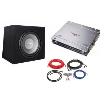 Pachet Auto Bass Excalibur X12C + X600.2 + LK-10 ACV