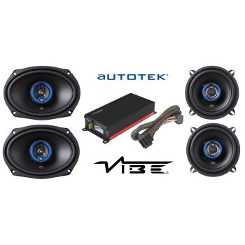 Pachet Difuzoare Auto Coaxiale Autotek ATX693 & ATX52 Amplificate Vibe