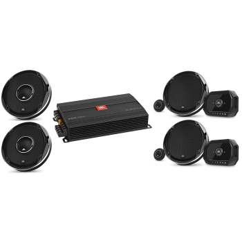 Pachet Difuzoare Auto JBL Stadium GTO 600C + GTO 620 cu Amplificator JBL Stage A9004